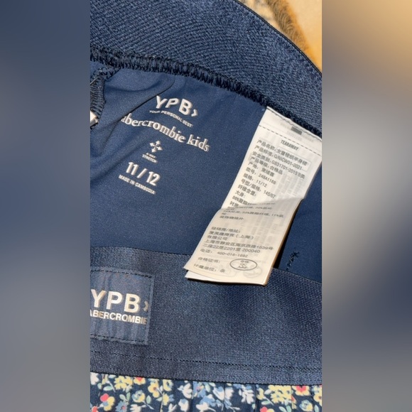 NWT Abercrombie Kids A&F ypb your personal best girls pleated skort size 11/12 - Picture 5 of 15